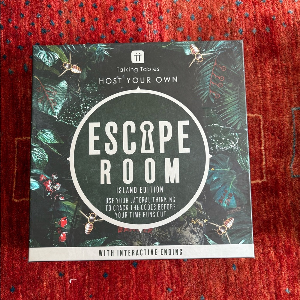 Talking Tables Escape Room Board Game - Island Edition
